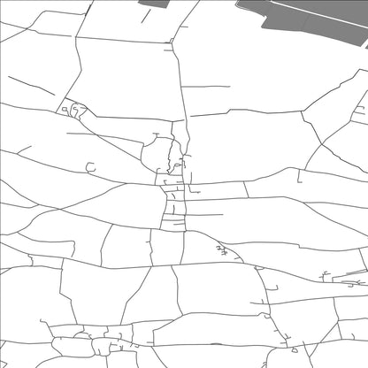 ROAD MAP OF SHAPWICK, UNITED KINGDOM BY MAPBAKES