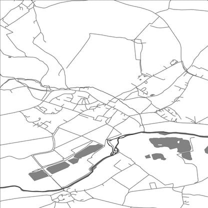 ROAD MAP OF SHARNBROOK, UNITED KINGDOM BY MAPBAKES