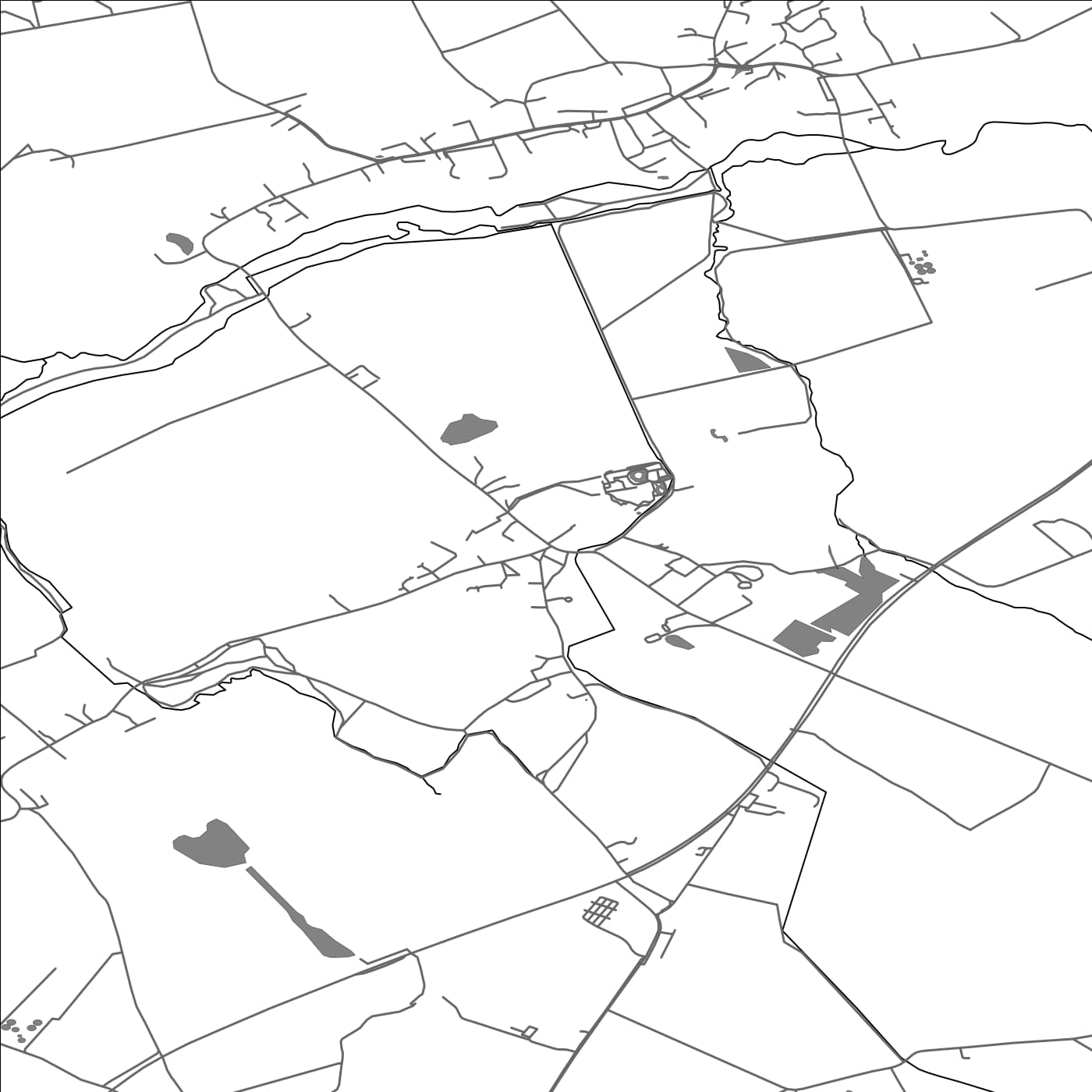 ROAD MAP OF SHEPRETH, UNITED KINGDOM BY MAPBAKES