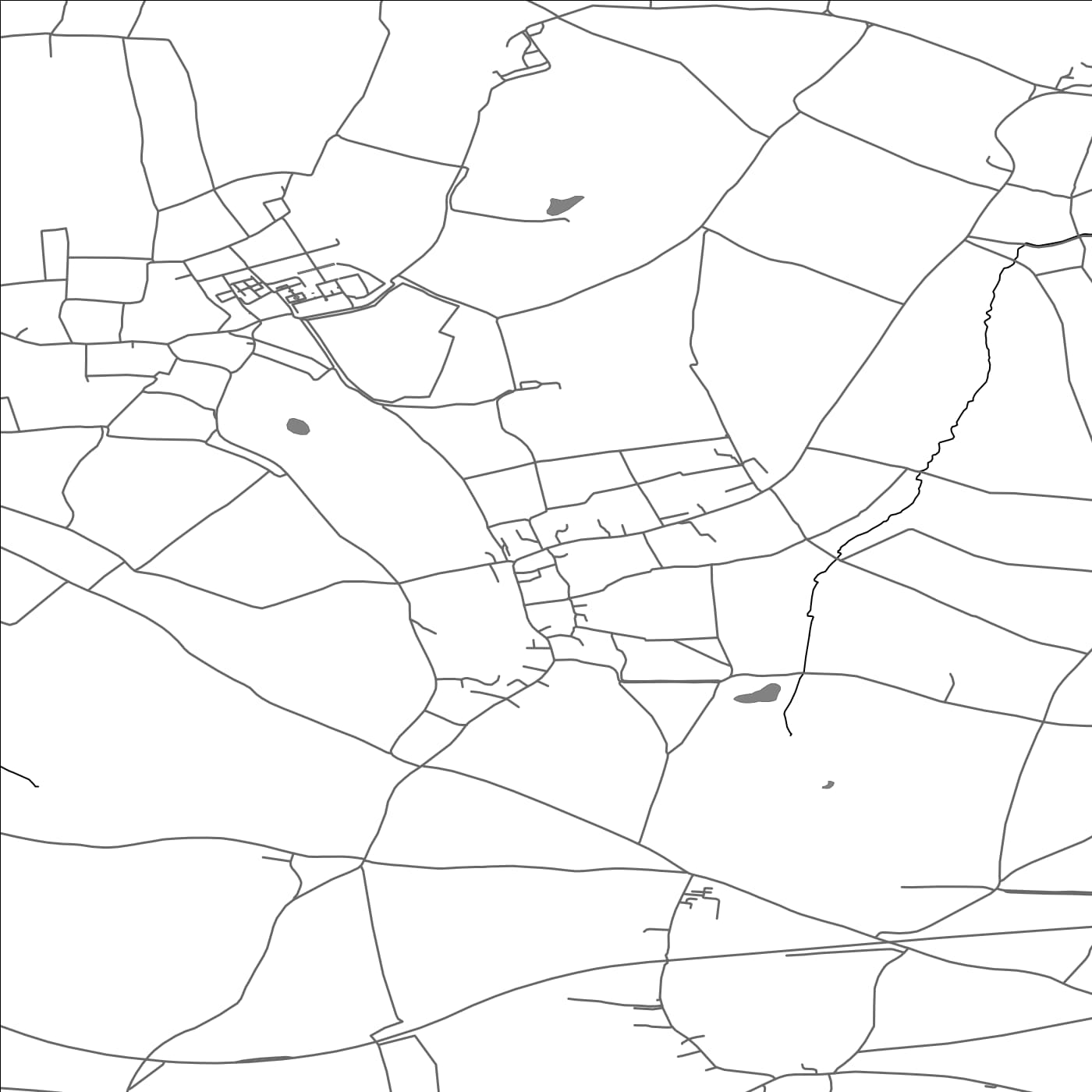 ROAD MAP OF SHEPTON BEAUCHAMP, UNITED KINGDOM BY MAPBAKES