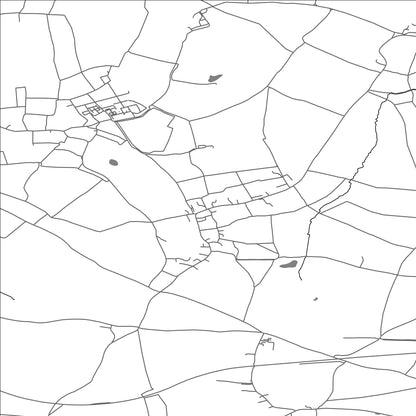 ROAD MAP OF SHEPTON BEAUCHAMP, UNITED KINGDOM BY MAPBAKES