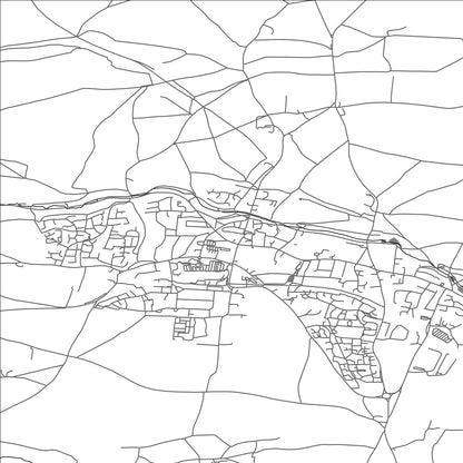 ROAD MAP OF SHEPTON MALLET, UNITED KINGDOM BY MAPBAKES