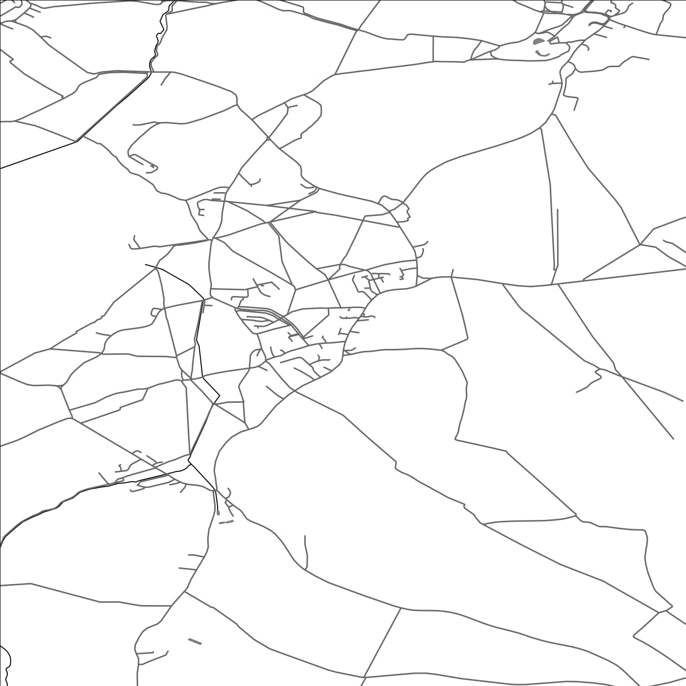 ROAD MAP OF SHILLINGTON, UNITED KINGDOM BY MAPBAKES