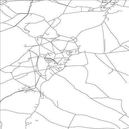 ROAD MAP OF SHILLINGTON, UNITED KINGDOM BY MAPBAKES