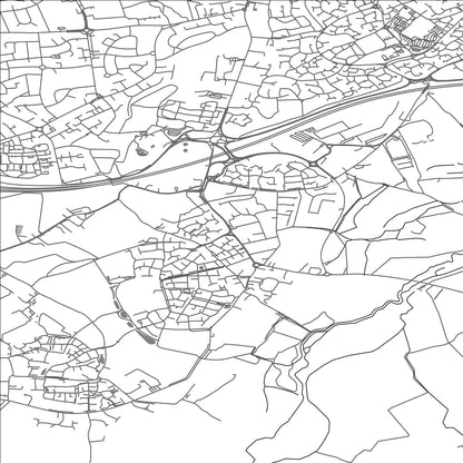 ROAD MAP OF SHINFIELD, UNITED KINGDOM BY MAPBAKES