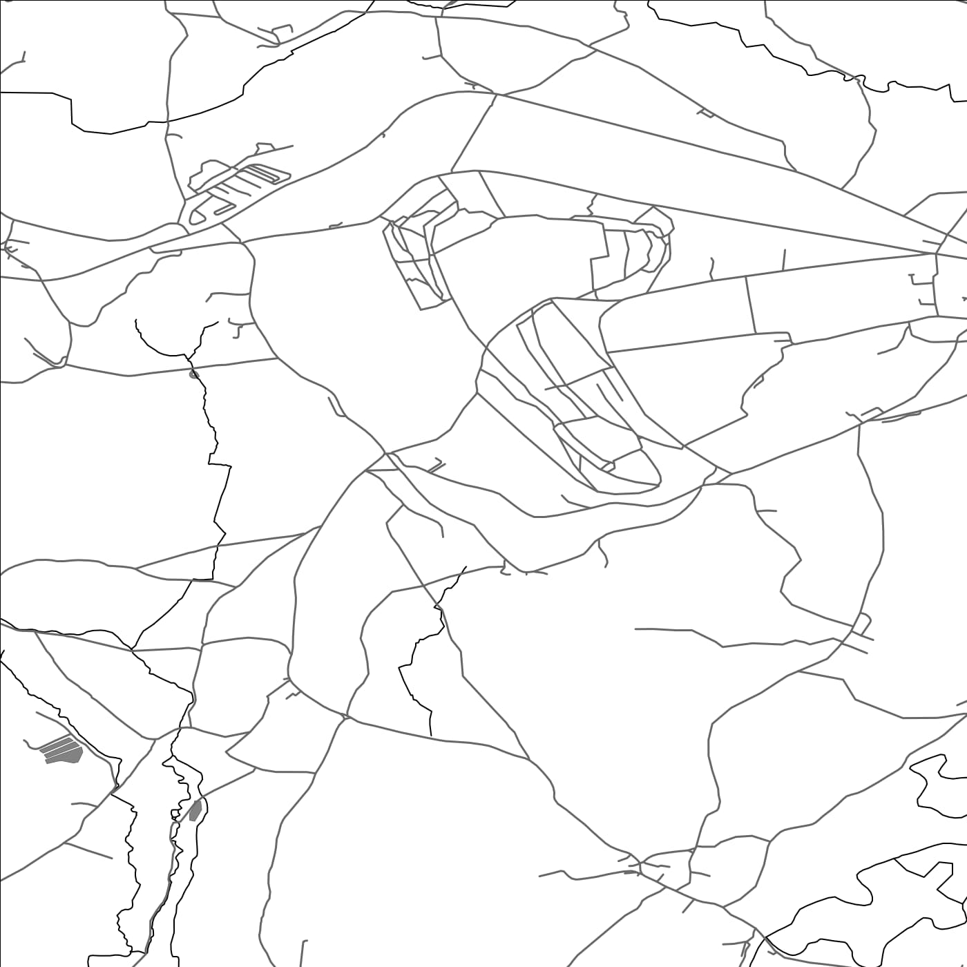 ROAD MAP OF SHUTE, UNITED KINGDOM BY MAPBAKES