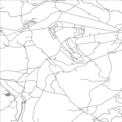 ROAD MAP OF SHUTE, UNITED KINGDOM BY MAPBAKES