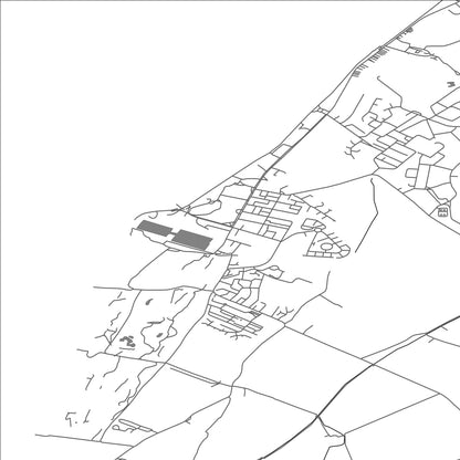 ROAD MAP OF SILLOTH-ON-SOLWAY, UNITED KINGDOM BY MAPBAKES