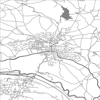 ROAD MAP OF SILSDEN, UNITED KINGDOM BY MAPBAKES