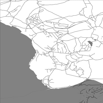 ROAD MAP OF SILVERDALE, UNITED KINGDOM BY MAPBAKES