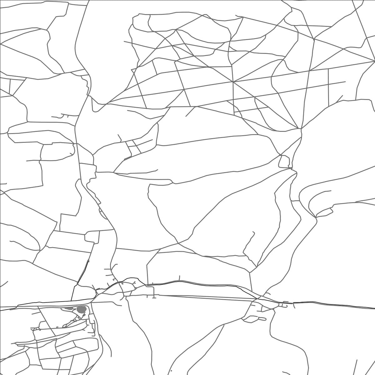 ROAD MAP OF SINGLETON, UNITED KINGDOM BY MAPBAKES
