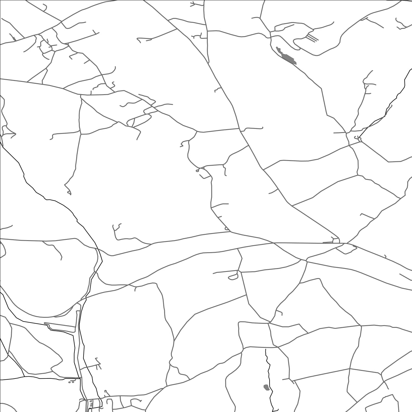 ROAD MAP OF SITHNEY, UNITED KINGDOM BY MAPBAKES