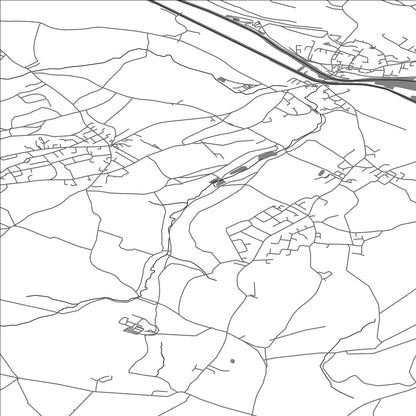 ROAD MAP OF SITLINGTON, UNITED KINGDOM BY MAPBAKES