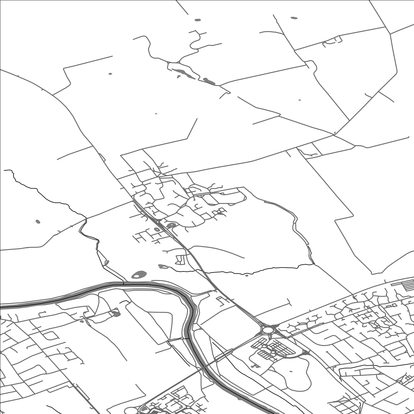 ROAD MAP OF SKELTON, UNITED KINGDOM BY MAPBAKES