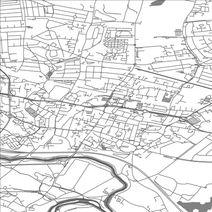 ROAD MAP OF SLOUGH, UNITED KINGDOM BY MAPBAKES