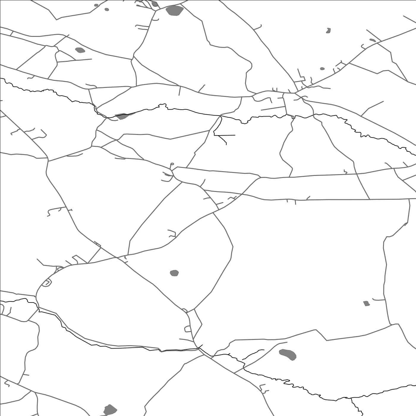 ROAD MAP OF SMALLWOOD, UNITED KINGDOM BY MAPBAKES