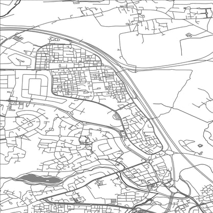 ROAD MAP OF SMITH'S WOOD, UNITED KINGDOM BY MAPBAKES