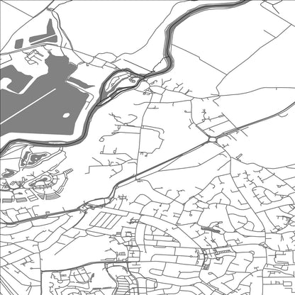 ROAD MAP OF SONNING, UNITED KINGDOM BY MAPBAKES