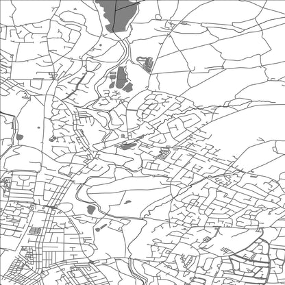 ROAD MAP OF SOUTH TURTON, UNITED KINGDOM BY MAPBAKES