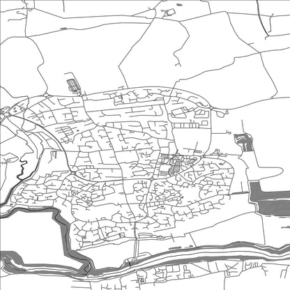 ROAD MAP OF SOUTH WOODHAM FERRERS, UNITED KINGDOM BY MAPBAKES