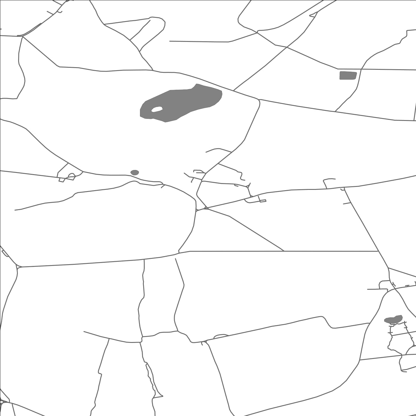 ROAD MAP OF SOUTHILL, UNITED KINGDOM BY MAPBAKES