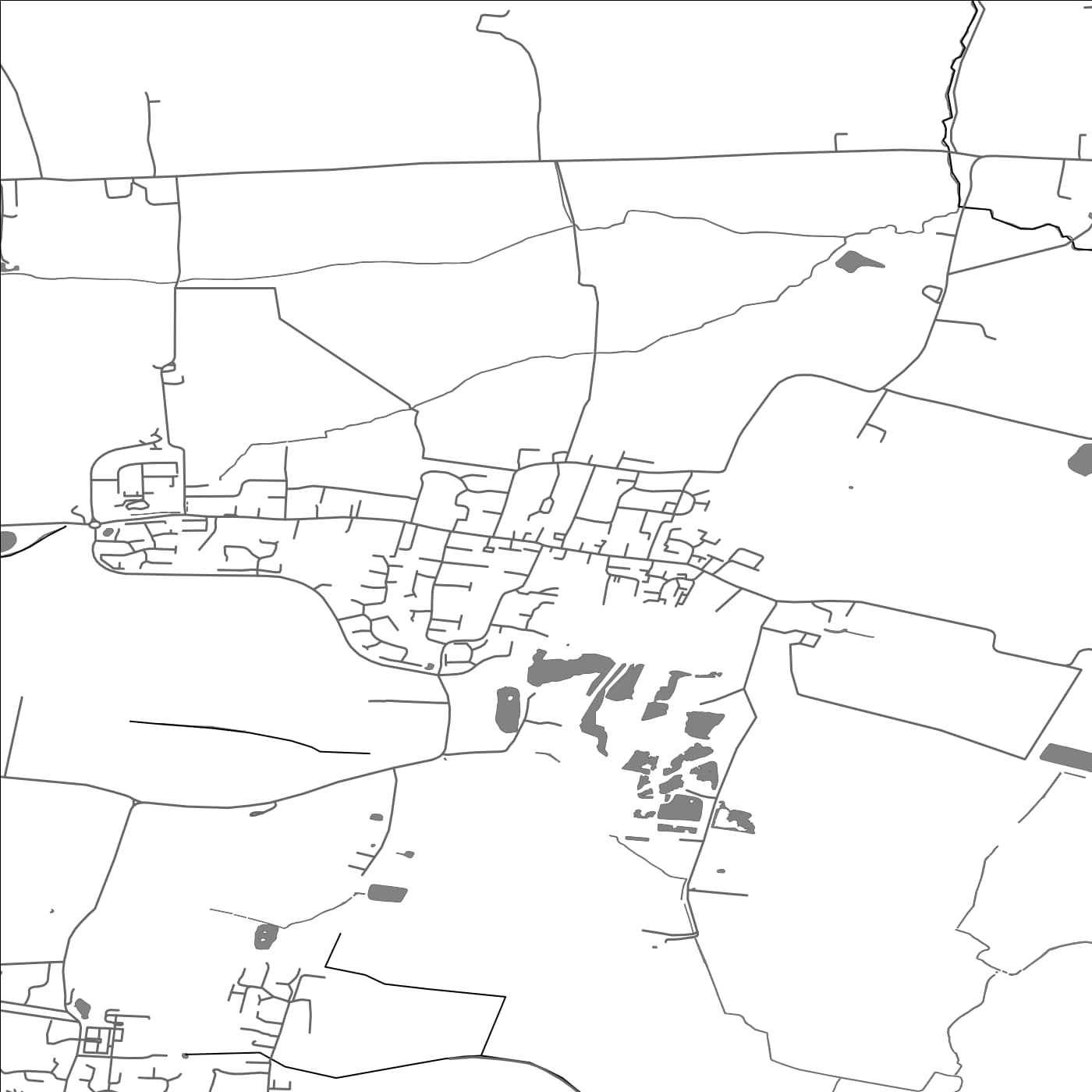 ROAD MAP OF SOUTHMINSTER, UNITED KINGDOM BY MAPBAKES