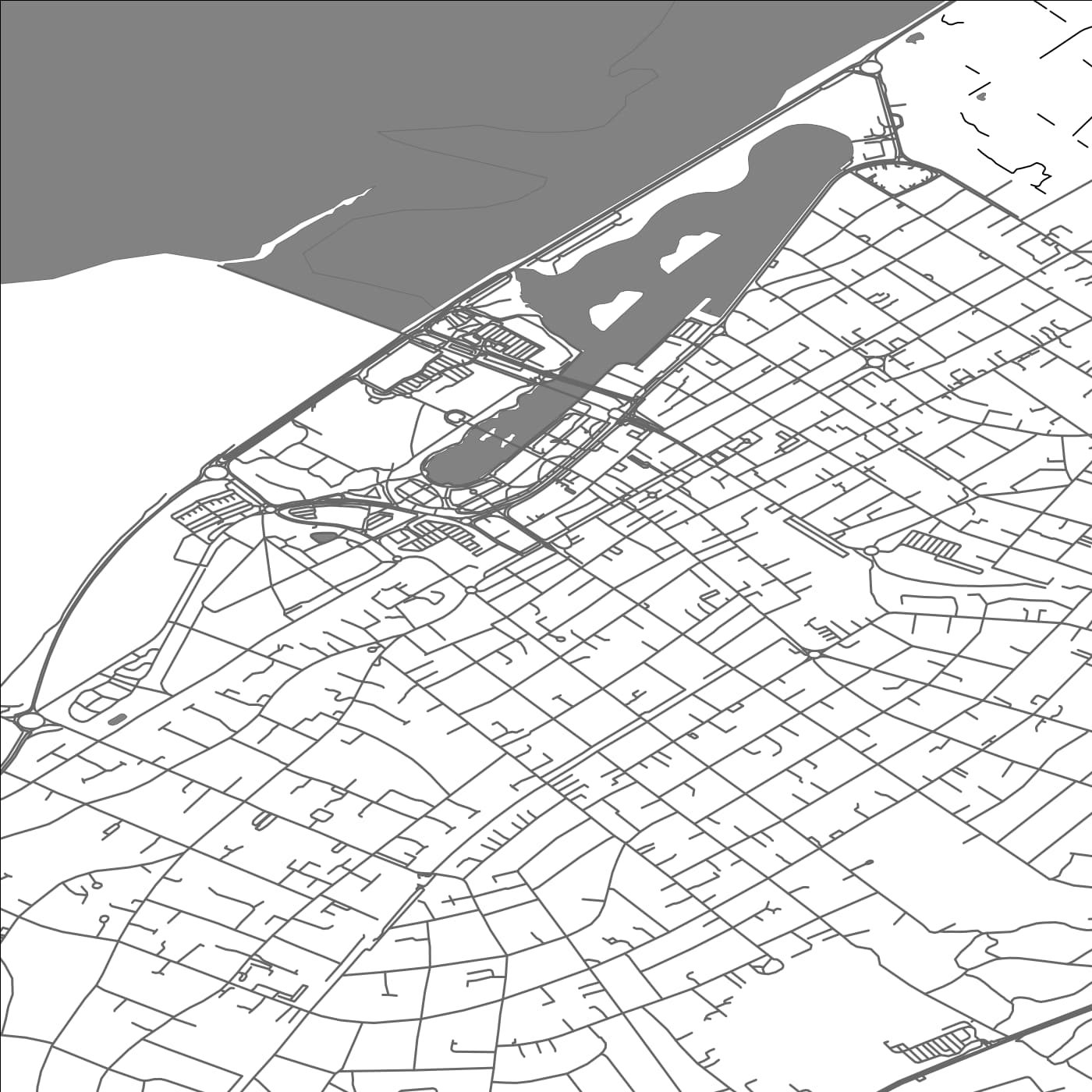 ROAD MAP OF SOUTHPORT, UNITED KINGDOM BY MAPBAKES