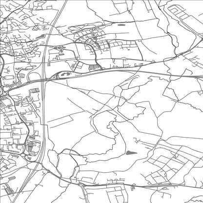 ROAD MAP OF SOWTON, UNITED KINGDOM BY MAPBAKES