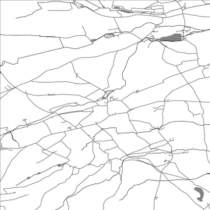 ROAD MAP OF SPAXTON, UNITED KINGDOM BY MAPBAKES