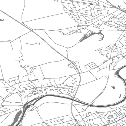 ROAD MAP OF SPROTBROUGH AND CUSWORTH, UNITED KINGDOM BY MAPBAKES