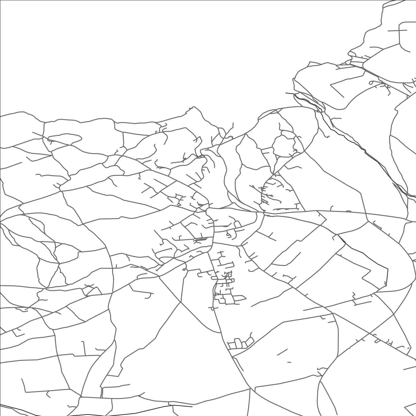 ROAD MAP OF ST AGNES, UNITED KINGDOM BY MAPBAKES