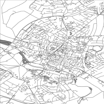 ROAD MAP OF ST ALBANS, UNITED KINGDOM BY MAPBAKES