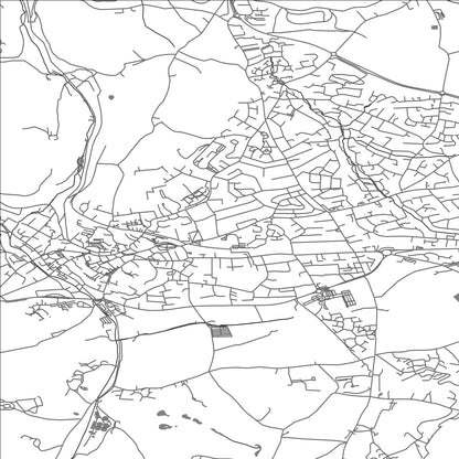 ROAD MAP OF ST AUSTELL, UNITED KINGDOM BY MAPBAKES