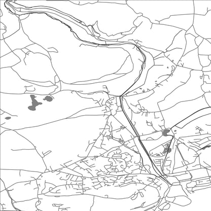 ROAD MAP OF ST BLAISE, UNITED KINGDOM BY MAPBAKES