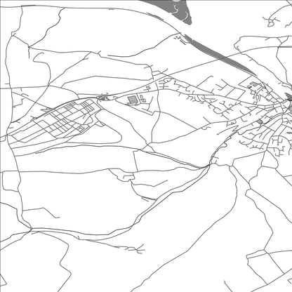 ROAD MAP OF ST BREOCK, UNITED KINGDOM BY MAPBAKES