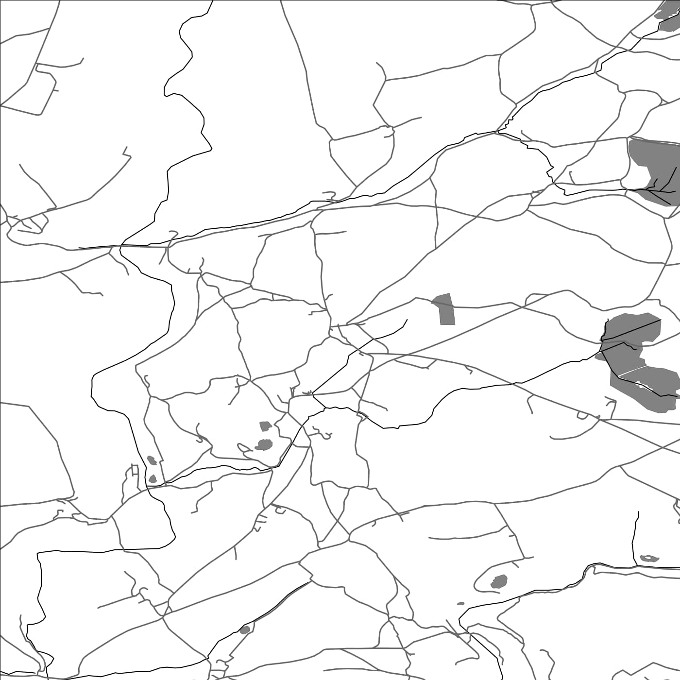 ROAD MAP OF ST BREWARD, UNITED KINGDOM BY MAPBAKES