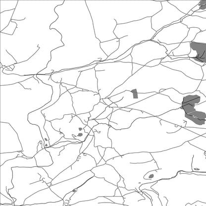 ROAD MAP OF ST BREWARD, UNITED KINGDOM BY MAPBAKES