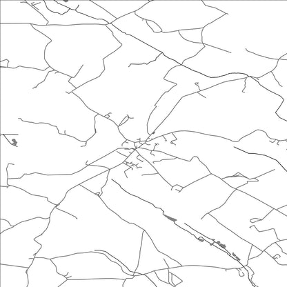 ROAD MAP OF ST BURYAN, UNITED KINGDOM BY MAPBAKES