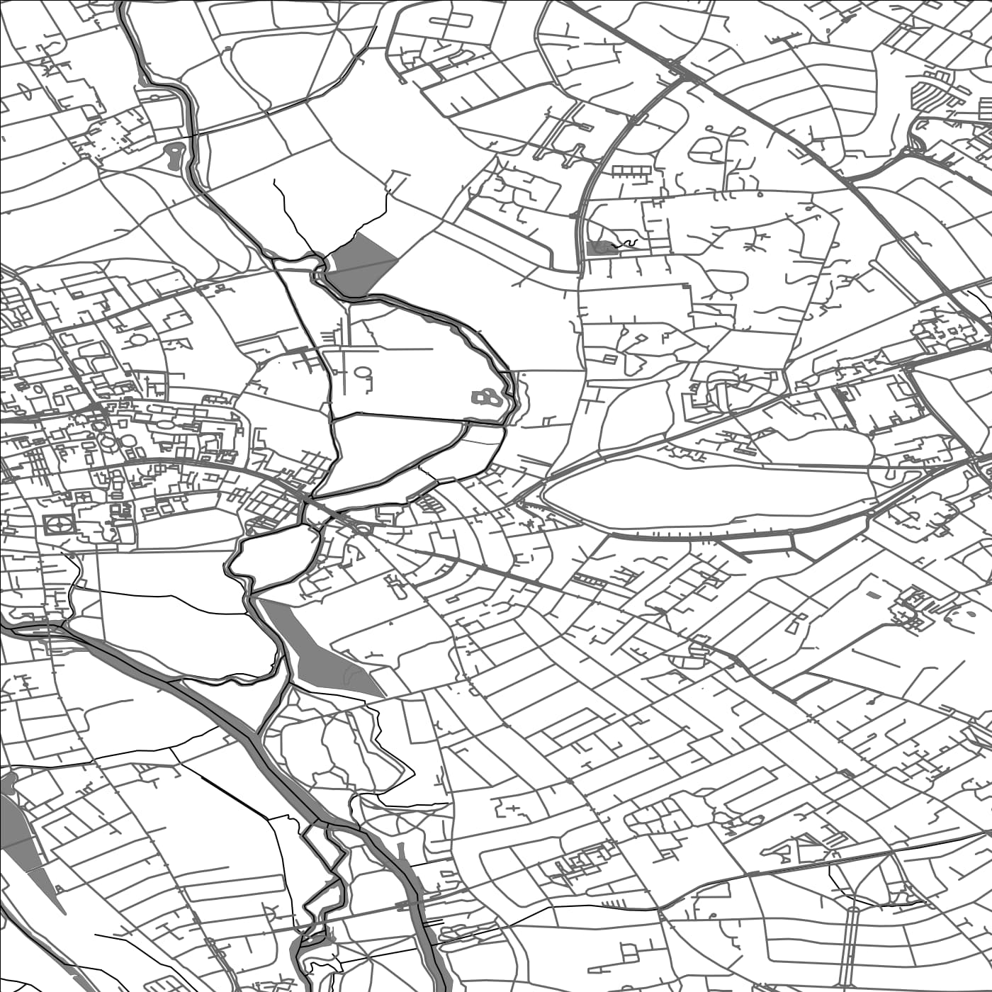 ROAD MAP OF ST CLEMENT, UNITED KINGDOM BY MAPBAKES