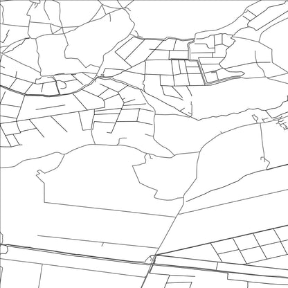 ROAD MAP OF ST CUTHBERT OUT, UNITED KINGDOM BY MAPBAKES