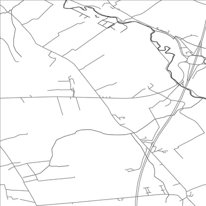 ROAD MAP OF ST CUTHBERT WITHOUT, UNITED KINGDOM BY MAPBAKES