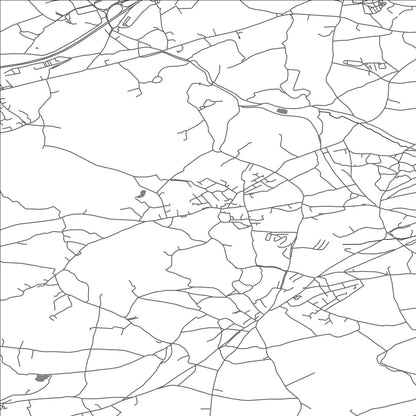 ROAD MAP OF ST DAY, UNITED KINGDOM BY MAPBAKES