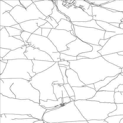 ROAD MAP OF ST ENDELLION, UNITED KINGDOM BY MAPBAKES