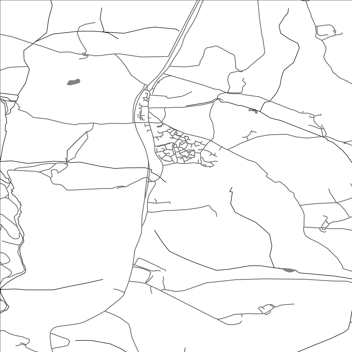 ROAD MAP OF ST ERME, UNITED KINGDOM BY MAPBAKES