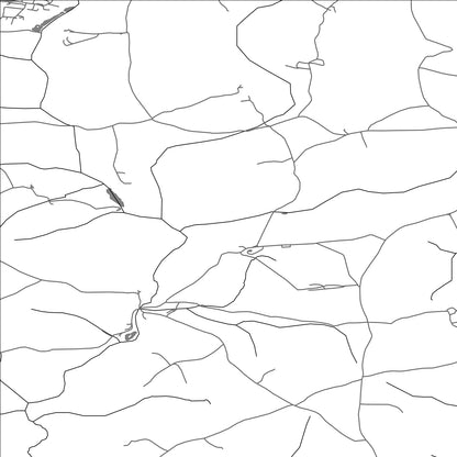 ROAD MAP OF ST EWE, UNITED KINGDOM BY MAPBAKES