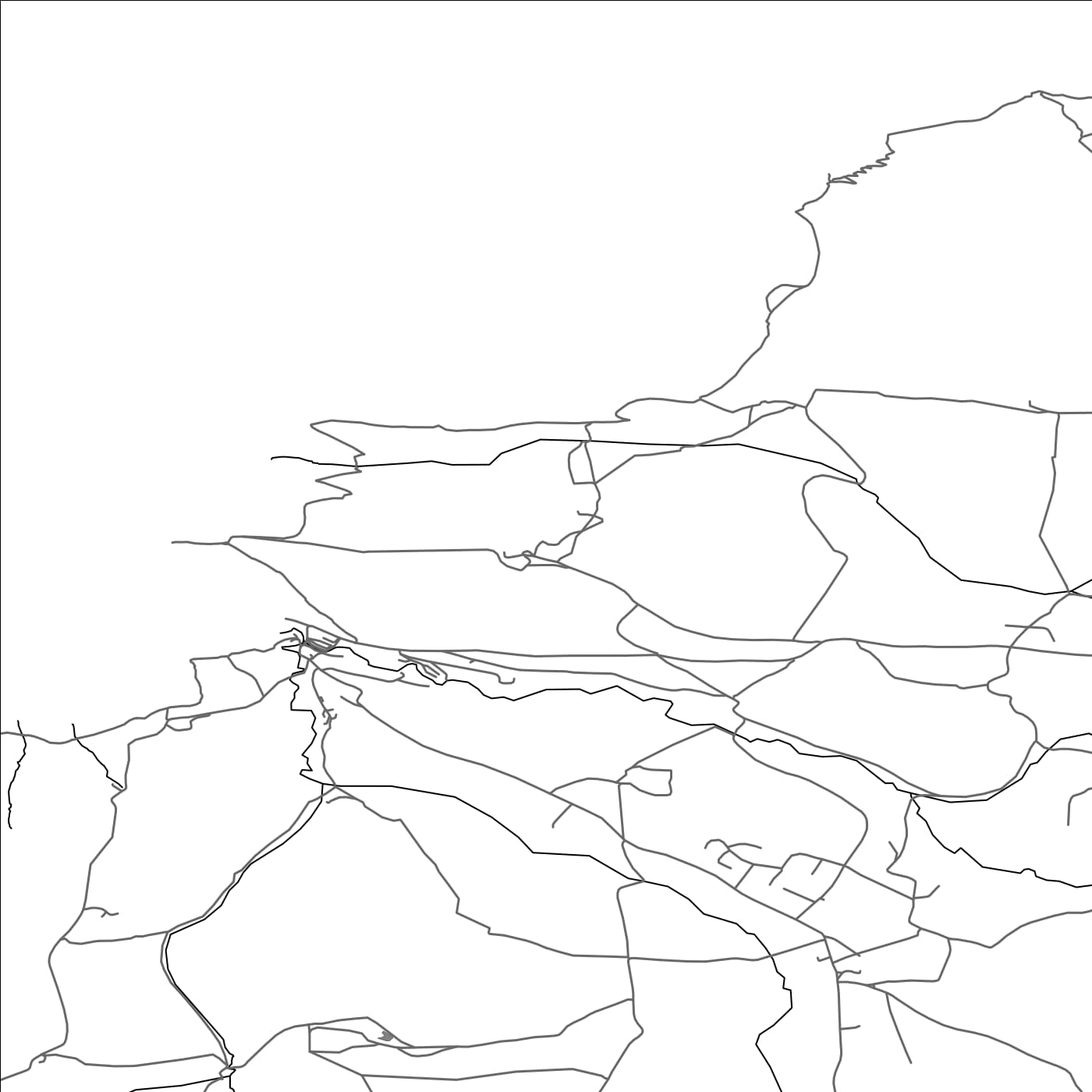 ROAD MAP OF ST GENNYS, UNITED KINGDOM BY MAPBAKES