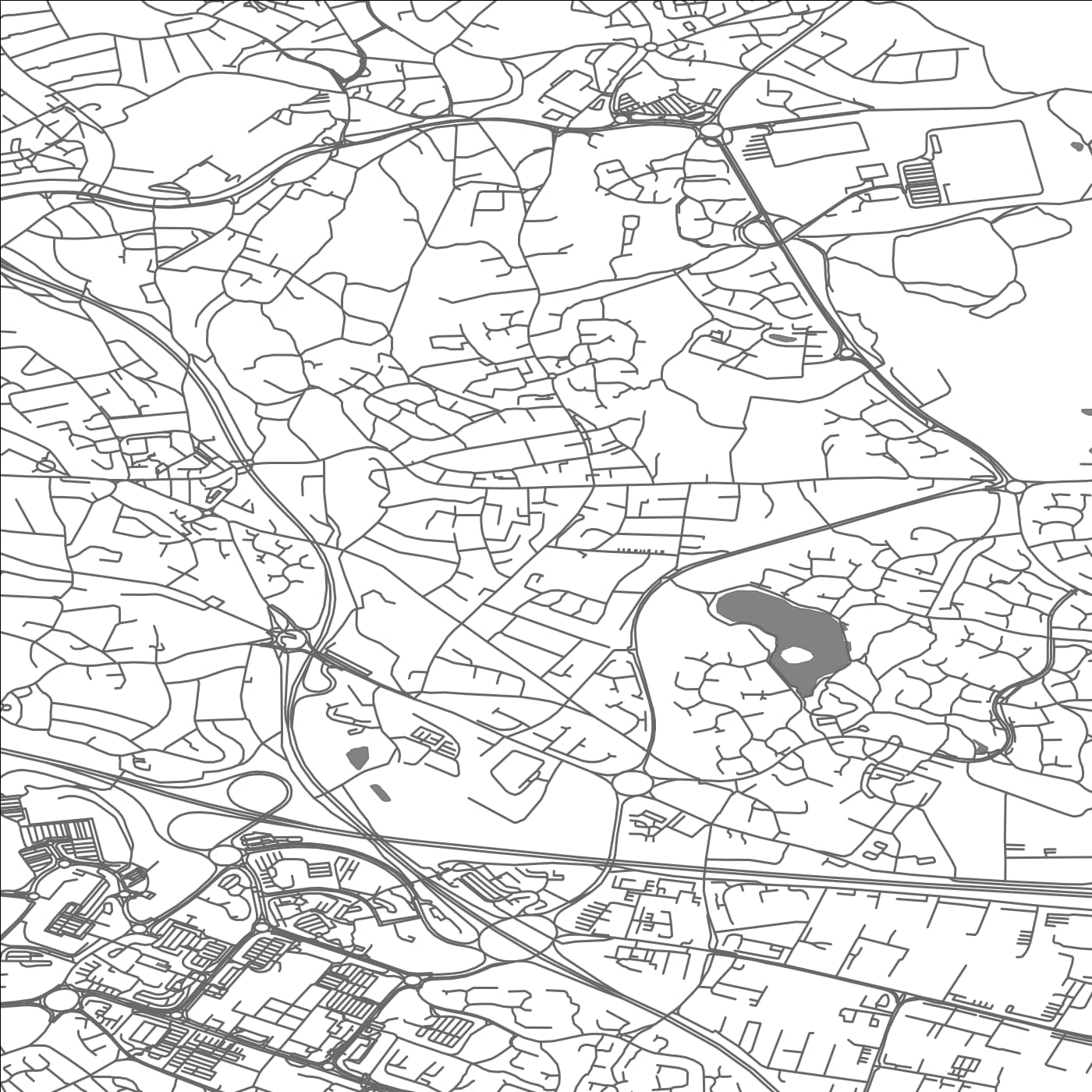 ROAD MAP OF ST GEORGES, UNITED KINGDOM BY MAPBAKES