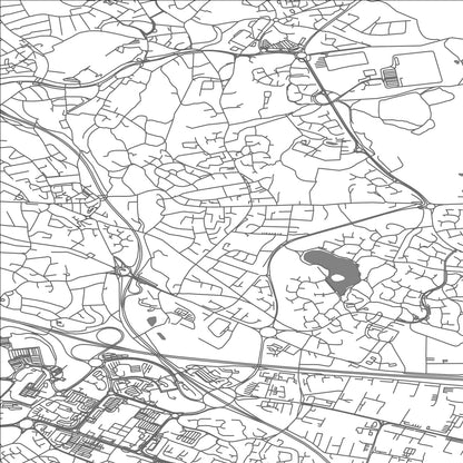 ROAD MAP OF ST GEORGES, UNITED KINGDOM BY MAPBAKES