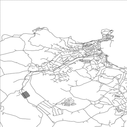 ROAD MAP OF ST IVES, UNITED KINGDOM BY MAPBAKES