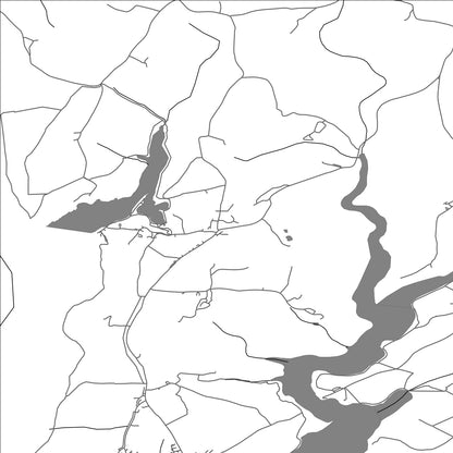 ROAD MAP OF ST JUST IN ROSELAND, UNITED KINGDOM BY MAPBAKES